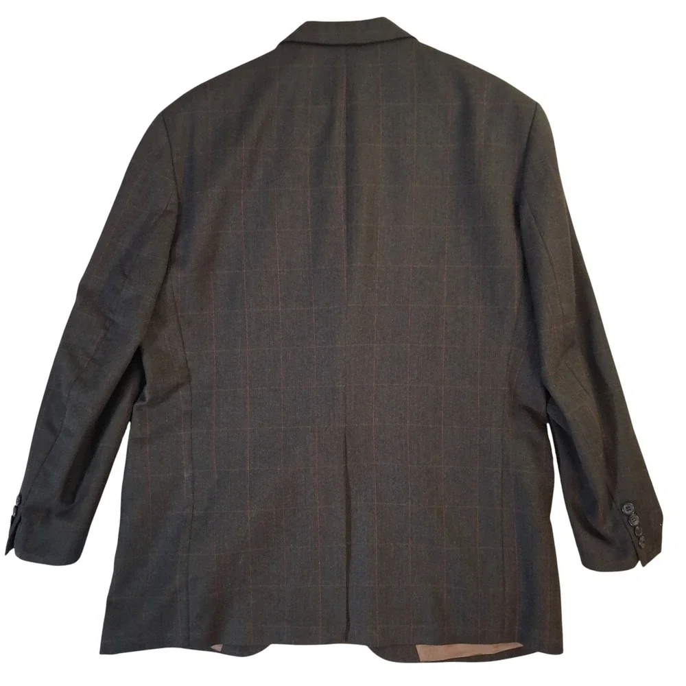 Ralph Lauren Polo University Club Sport Coat Men's 46 Jacket Wool Plaid Canada